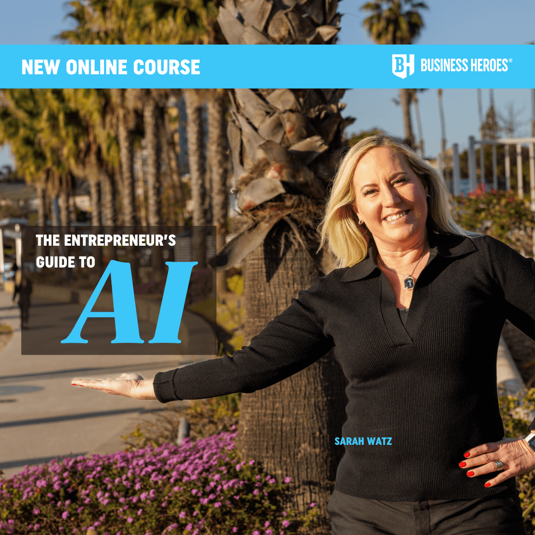 Our online course "The Entrepreneur's Guide to AI" is created for you who are a service provider, such as a coach, consultant, or advisor, and want to learn how to use ChatGPT and other AI tools to work smarter, attract more customers, and increase profitability.