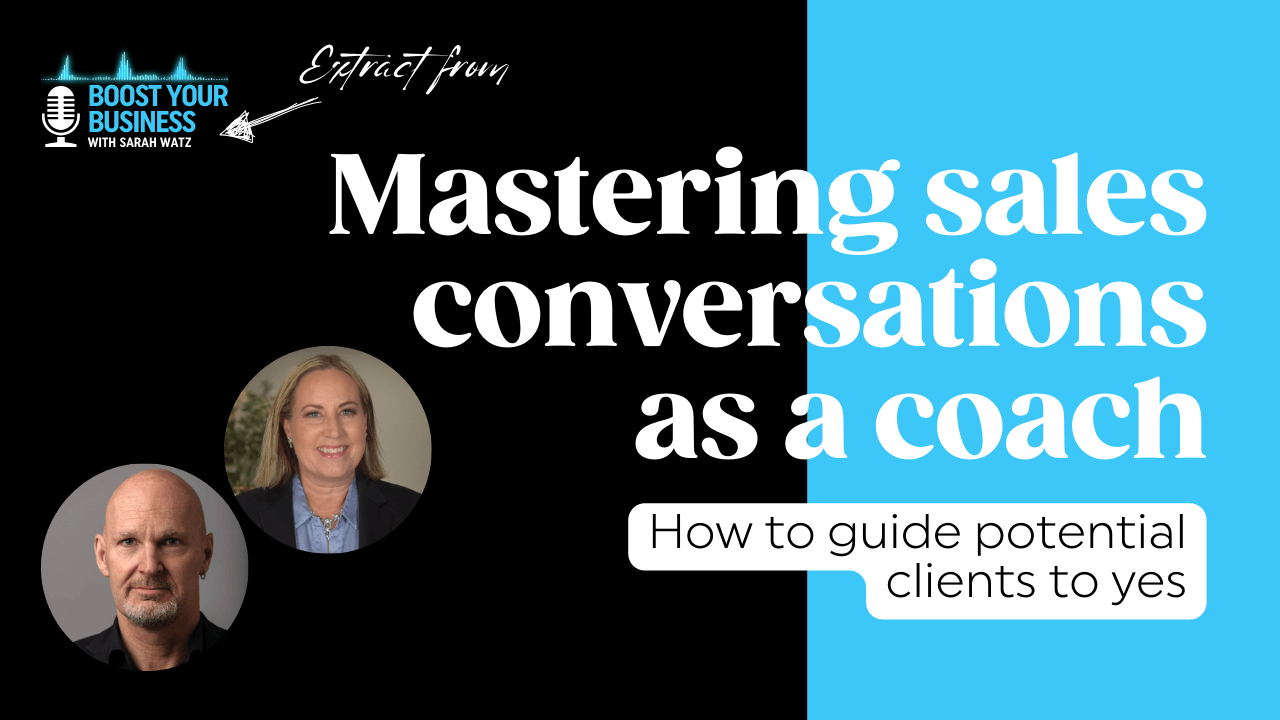 Struggling to convert coaching prospects? Learn how to master sales conversations with Jens Edgren and confidently guide clients to a ‘yes’—without being pushy!