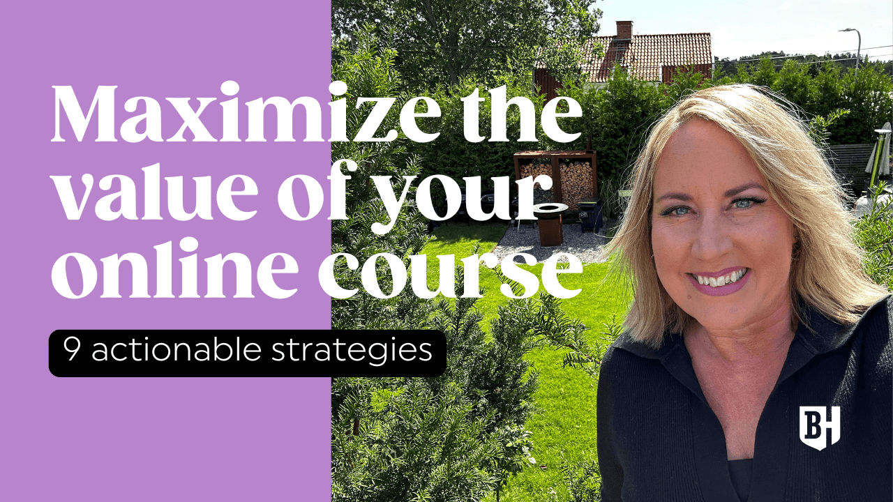 Discover 9 essential strategies to boost the impact and profitability of your online course—whether you’re leveling up an existing course or starting fresh, these tips will help you engage learners and maximize success.