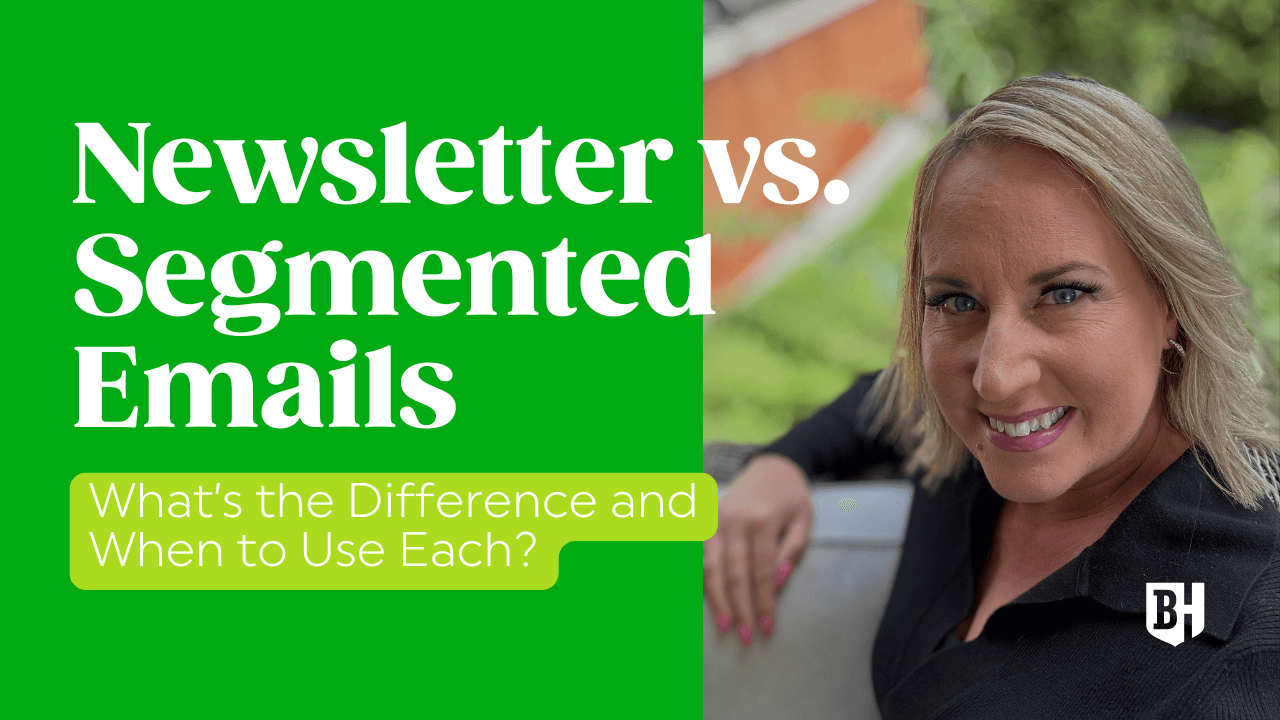 Many service providers struggle with email marketing because they don’t understand the key difference between newsletters and segmented emails.