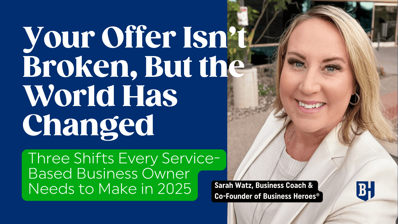 Remember when your service used to sell without much effort? When your clients told their friends and the referrals just kept coming?