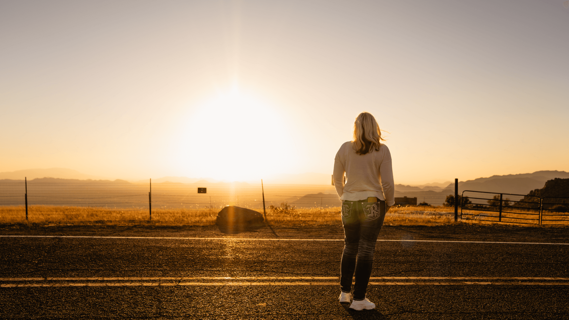 Sarah Watz, sunset