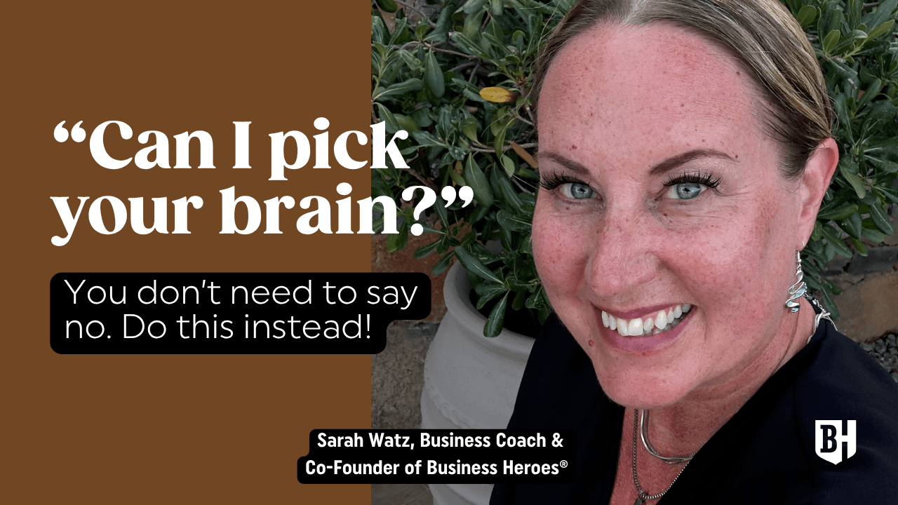 Tired of giving away advice in DMs, quick calls, or emails? Here’s how to turn “pick your brain” moments into a booked service, without feeling salesy.